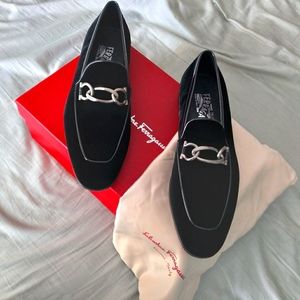 Salvatore Ferragamo Velvet Loafer